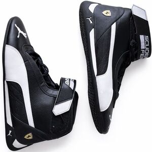 PUMA x Ferrari Scuderia High-Top Sneakers | Men’s 8.5 | Vintage Racing Style | A